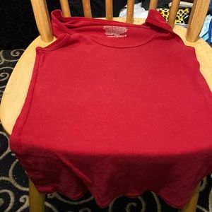 Red tank top